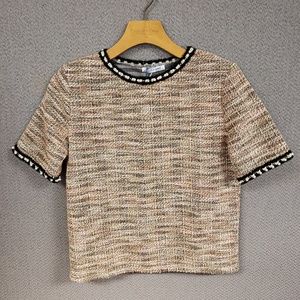 Zara multi colored short sleeve top